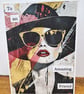 C6722   Birthday Card, Amazing Friend, Hammered Card, Female,