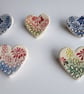Mini wildflower ceramic brooch - Image 3