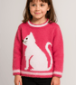 Knitting Pattern for a Cat on a Sweater.  Digital Pattern - Image 1