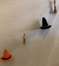 Handmade crochet Witches hat and broomstick bunting  - Image 6