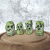 Stone Moss Gatherers, Spirits of the Moss, Tiny Rock Creatures Set of 4