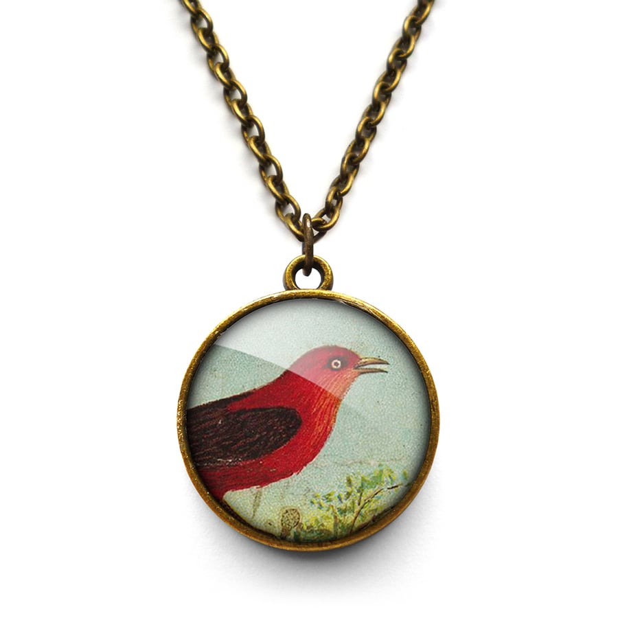 Red Bird Necklace (TB06)