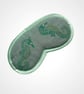 Mint Green Seahorses Linen Lavender Infused Eye Mask