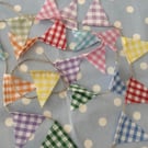 Mini Bunting In gingham  Fabrics