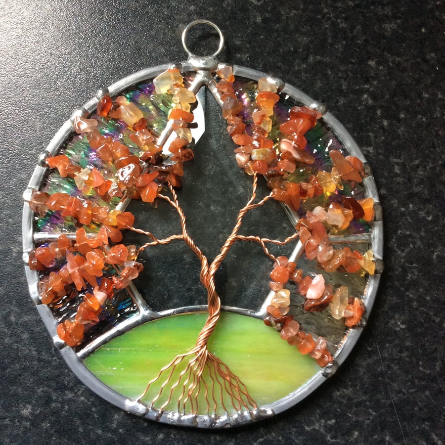 Special edition Carnelian tree of life   (0603)