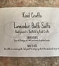Aromatherapy Blend Bath Salts, 200 grams Bath salts Lavender, Rose Musk & others - Image 3