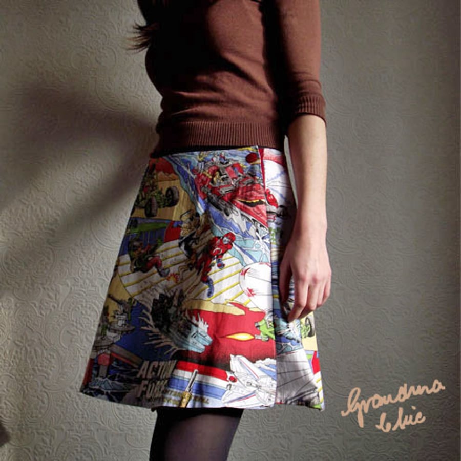 "Action!" Wrapover Skirt