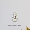 Christmas card - snowman