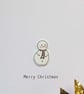 Christmas card - snowman - Image 1