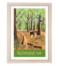 Richmond Park travel poster print by Susie West - Image 4