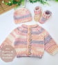Cutie Pie Crochet Baby Booties - Peach, Custard & Pecan Pie - 0-6 Months - Image 8