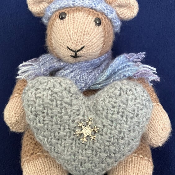 Lamb with a Silver Heart - Special Gift