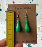 Green Skittle Earrings - Surgical Steel Hooks - Old Stock - Super Seconds - Image 5