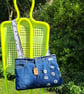 Upcycled denim jeans shoulder bag - Image 2