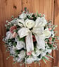 Peaches and creams flower ball