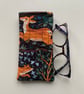 Woodland Animals Quilted Fabric Glasses Case