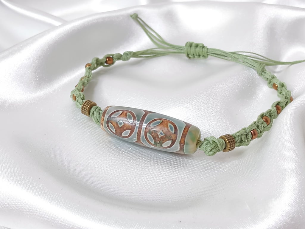 DZI Agate Stone Bracelet