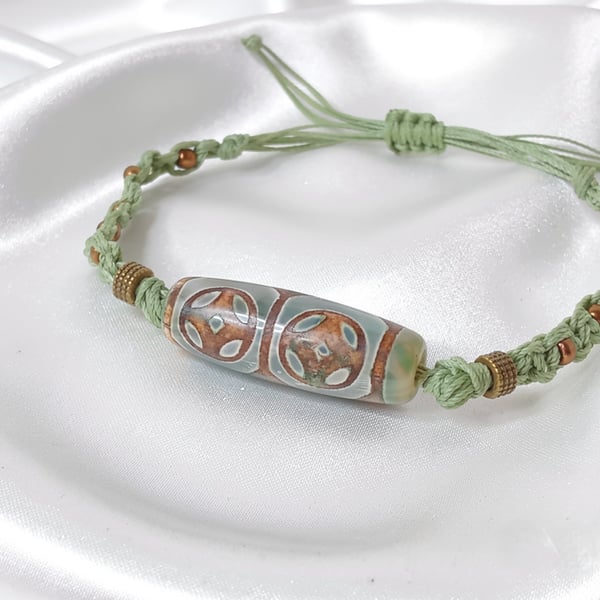 DZI Agate Stone Bracelet