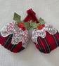  Tartan Christmas Pudding Decoration  - Image 3