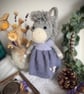 Digital PDF pattern Cottage Style Donkey Amigurumi Crochet Pattern, Woodland Toy - Image 3