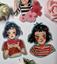 Noodle holographic stickers