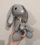 Crochet Bunny and Teether Set, Newborn Gift - Image 2