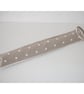 Treble Recorder Case Beige and White Polka Dots - Image 3