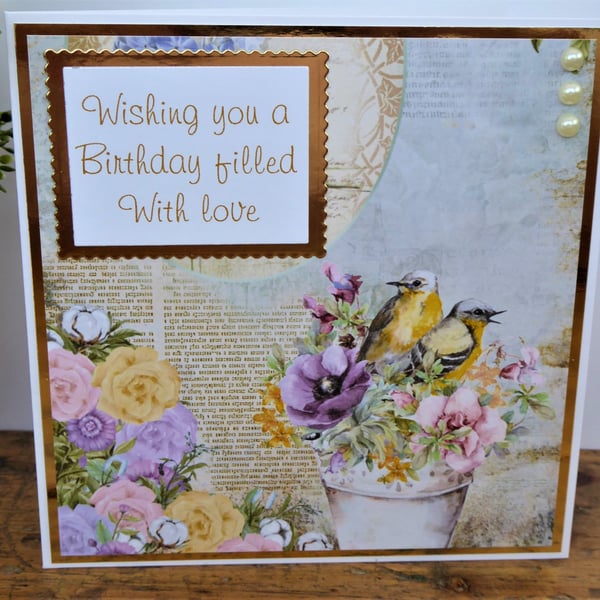 C3642 - Wishing you a birthday filled with love - Card