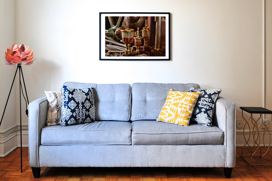 Steam engine oil drip feed print