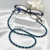 Glasses Chain made with colourful wooden Heishi Beads.