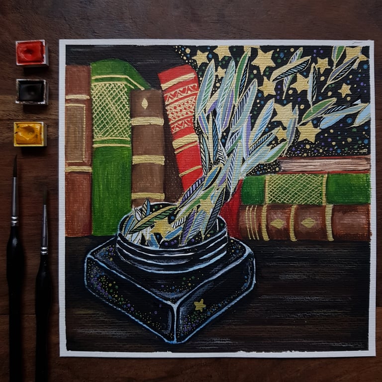 Ink and stories original art