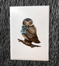 Spectacled Owl Blank Greeting Card - Image 4