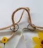 Sunflower fused glass bunting, garden art, gift for home.  - Image 4