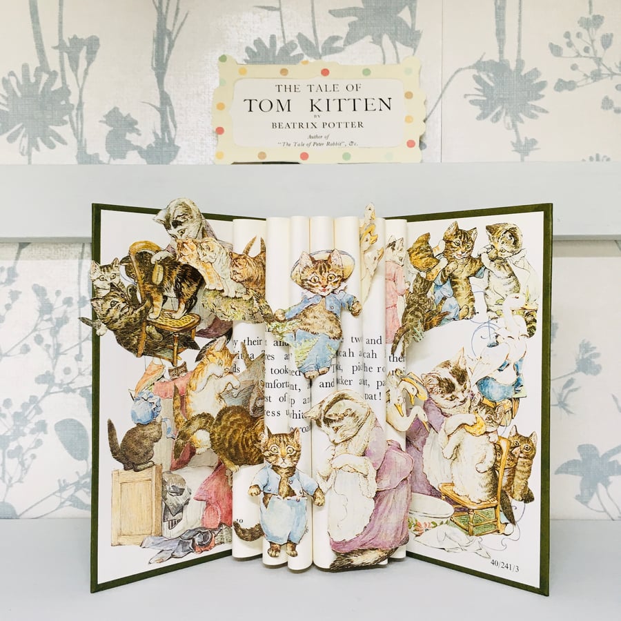 Tom Kitten Book Sculpture