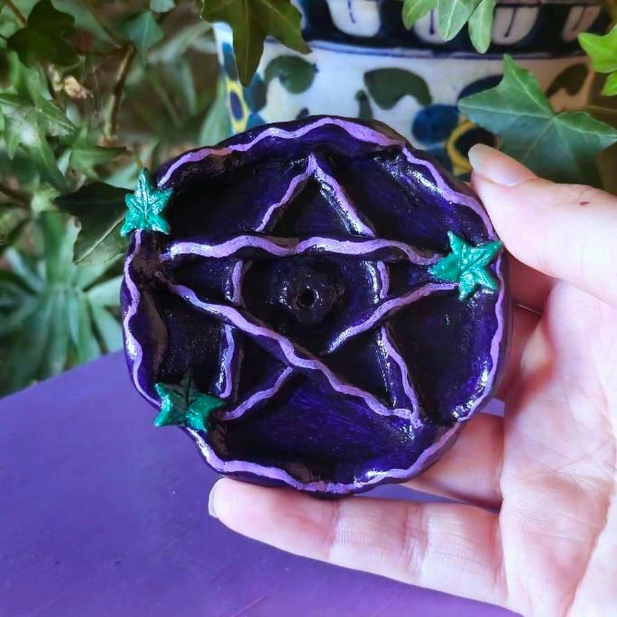 Handmade insence stick holder