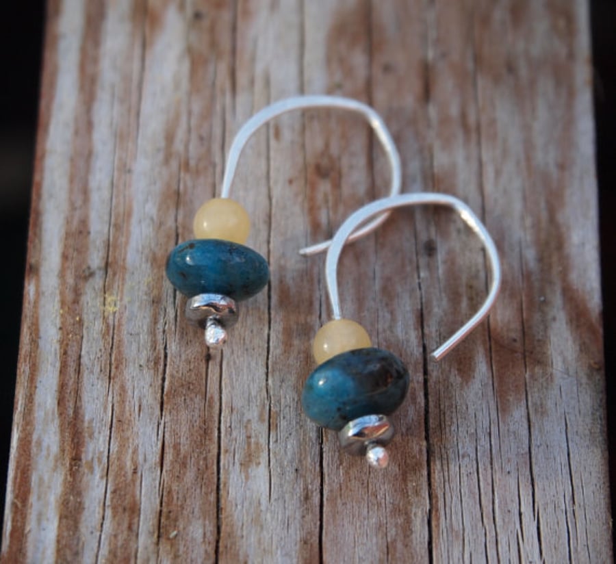 Jasper and Jade Earrings