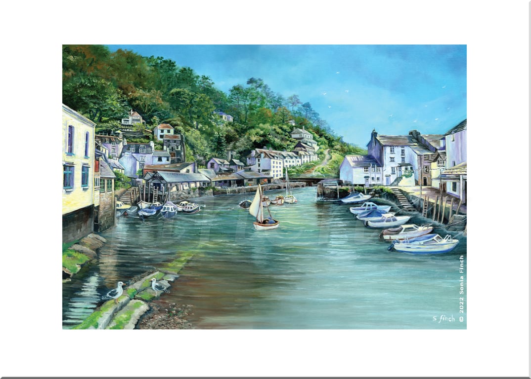 Dreams of Polperro - Greeting Card