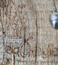 Hand cast pewter acorn pendant - Image 2
