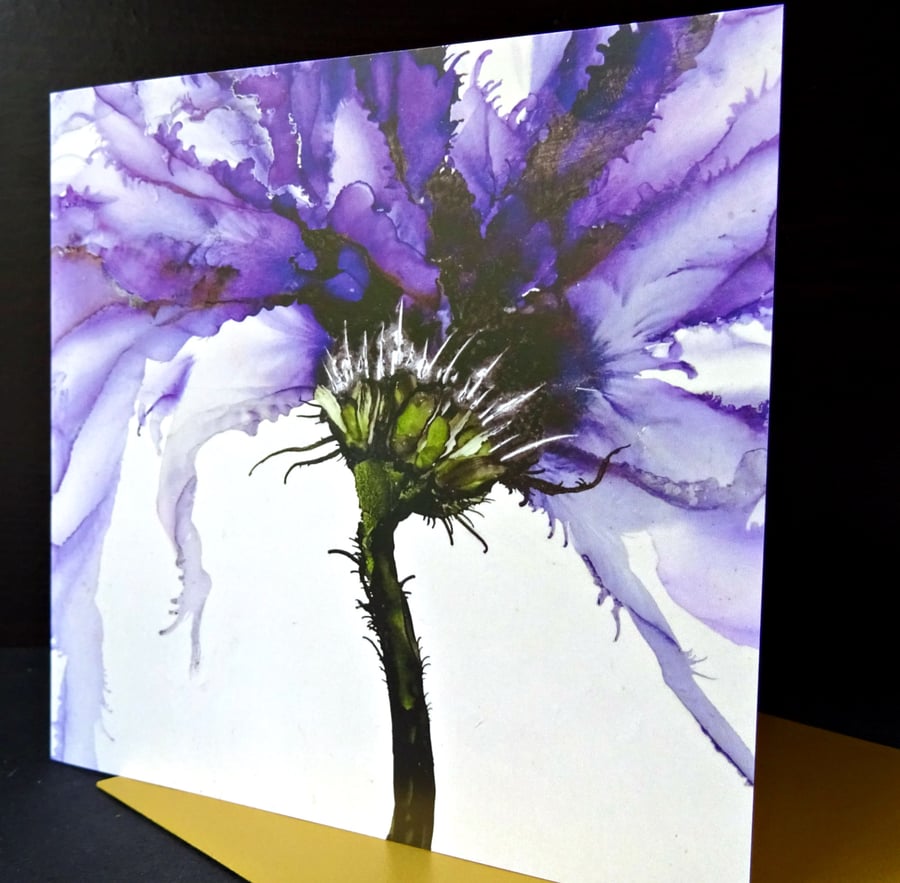 Flower Card - Blank Greetings Card - Floral 