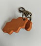 Oak leaf and acorn ceramic keyring , bag charm - Image 2