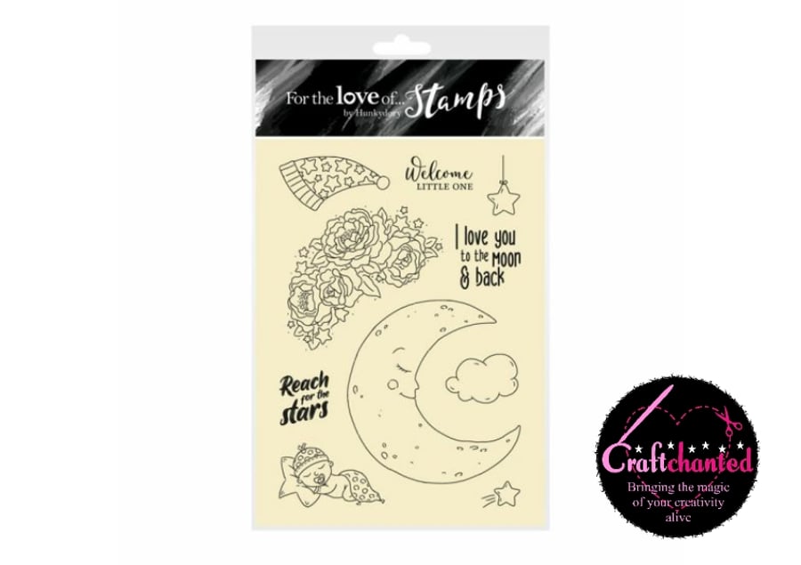 For The Love Of Stamps - Hunkydory - Designer Selection 2 - Love You To The Moon