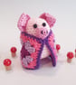 Pig in a Crochet Blanket
