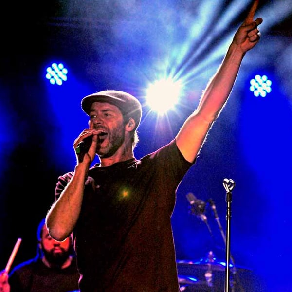 Howard Donald Perfoming Live With Take That Photograph Print