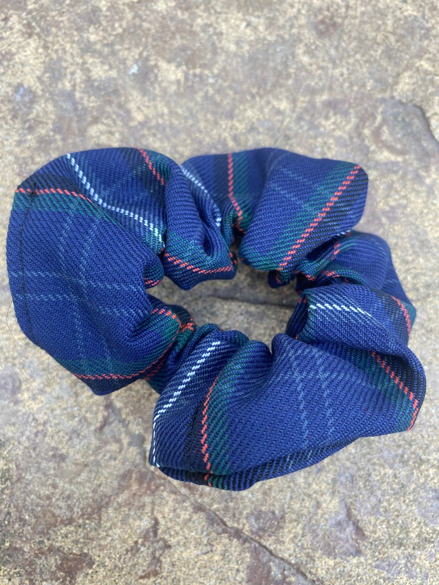 Isle of Arran Tartan Hair Scrunchie