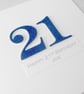 Handmade 21st birthday card - personalised with any age and message - Image 9