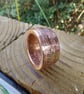 Morgan dollar pure copper coin ring UK Size Y and a Half - Image 1