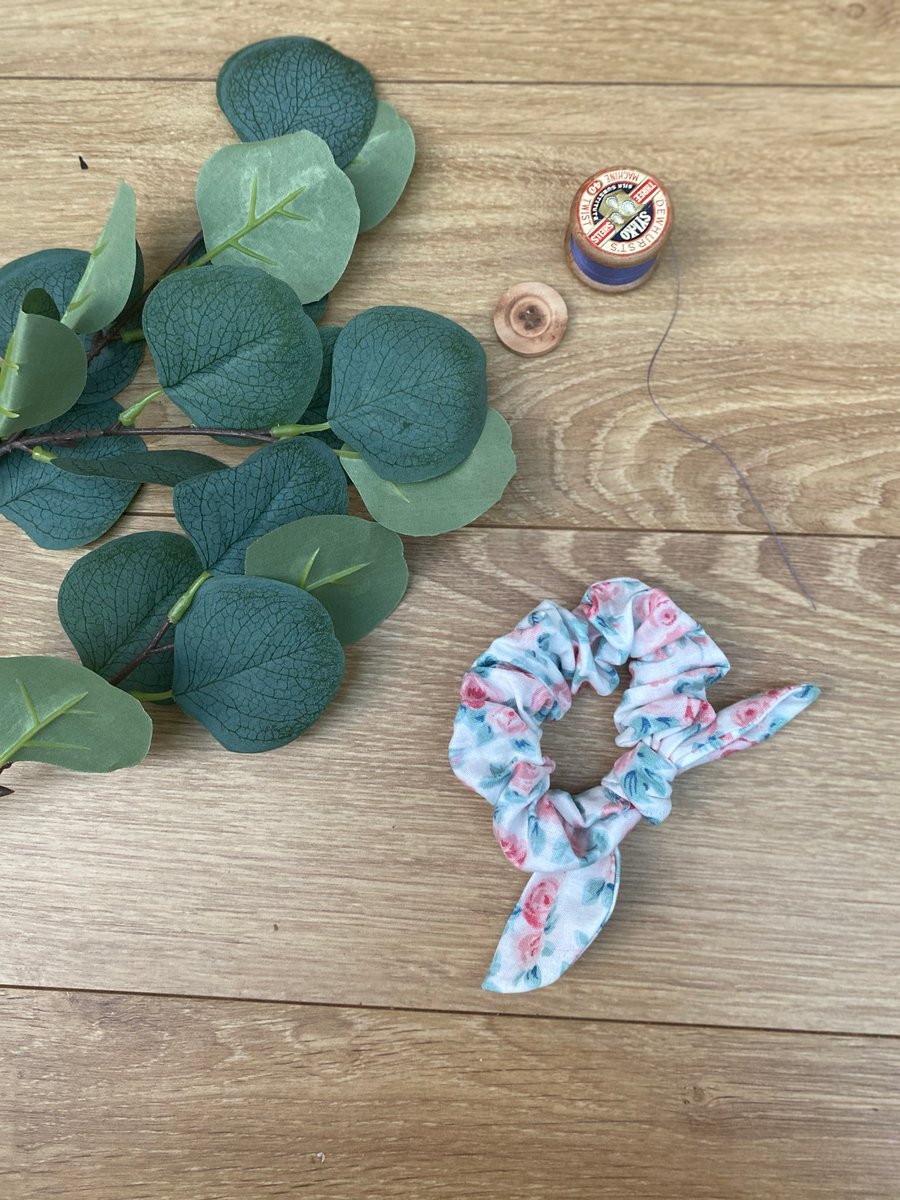 Liberty Rose Knot Scrunchie, hair tie