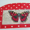  SPECIAL OFFER  Cotton Make Up Bag - Butterfly 