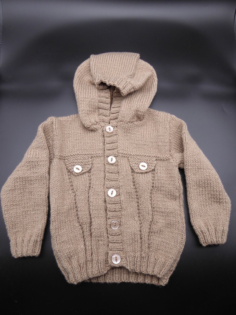 Double knit Hooded Jacket