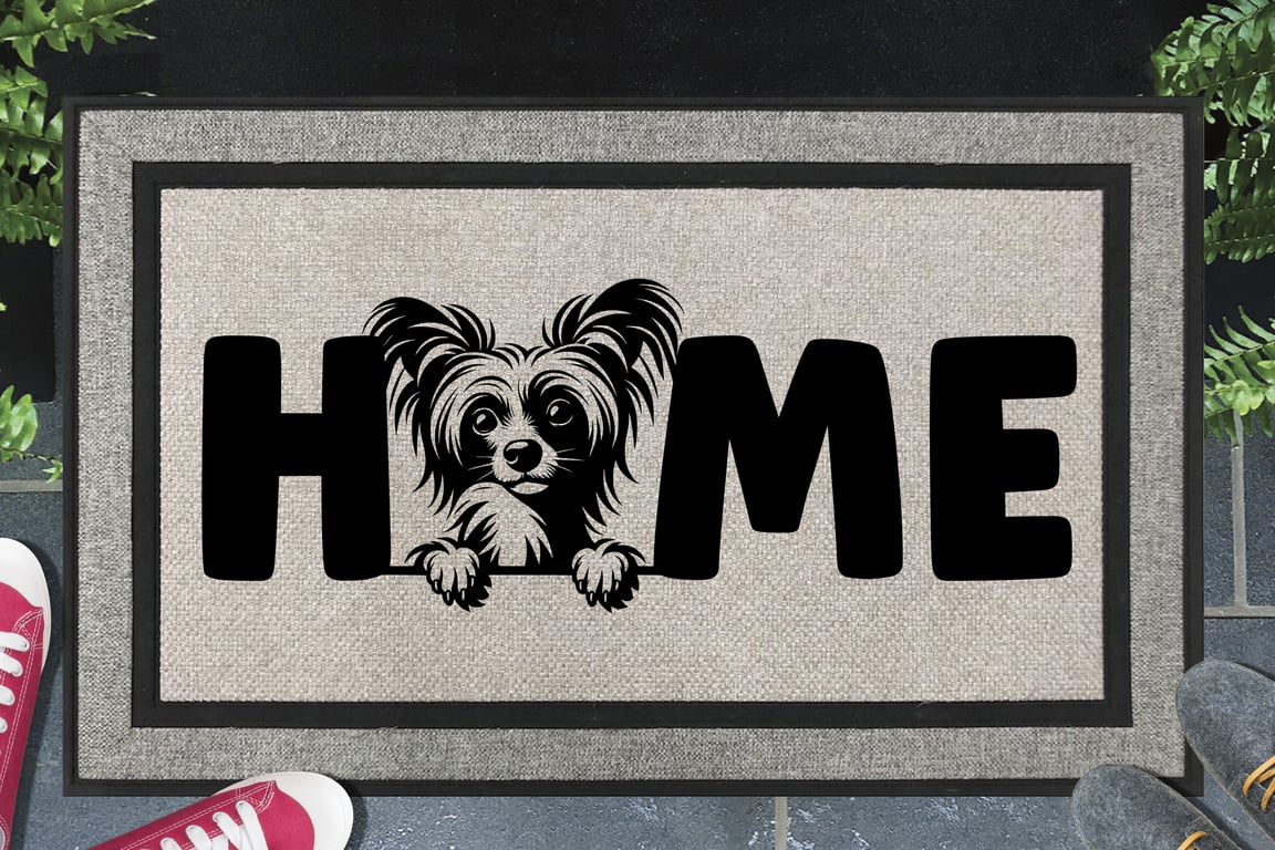 Chinese Crested Home Door Mat - All Weather Doormat - 45x70cm 